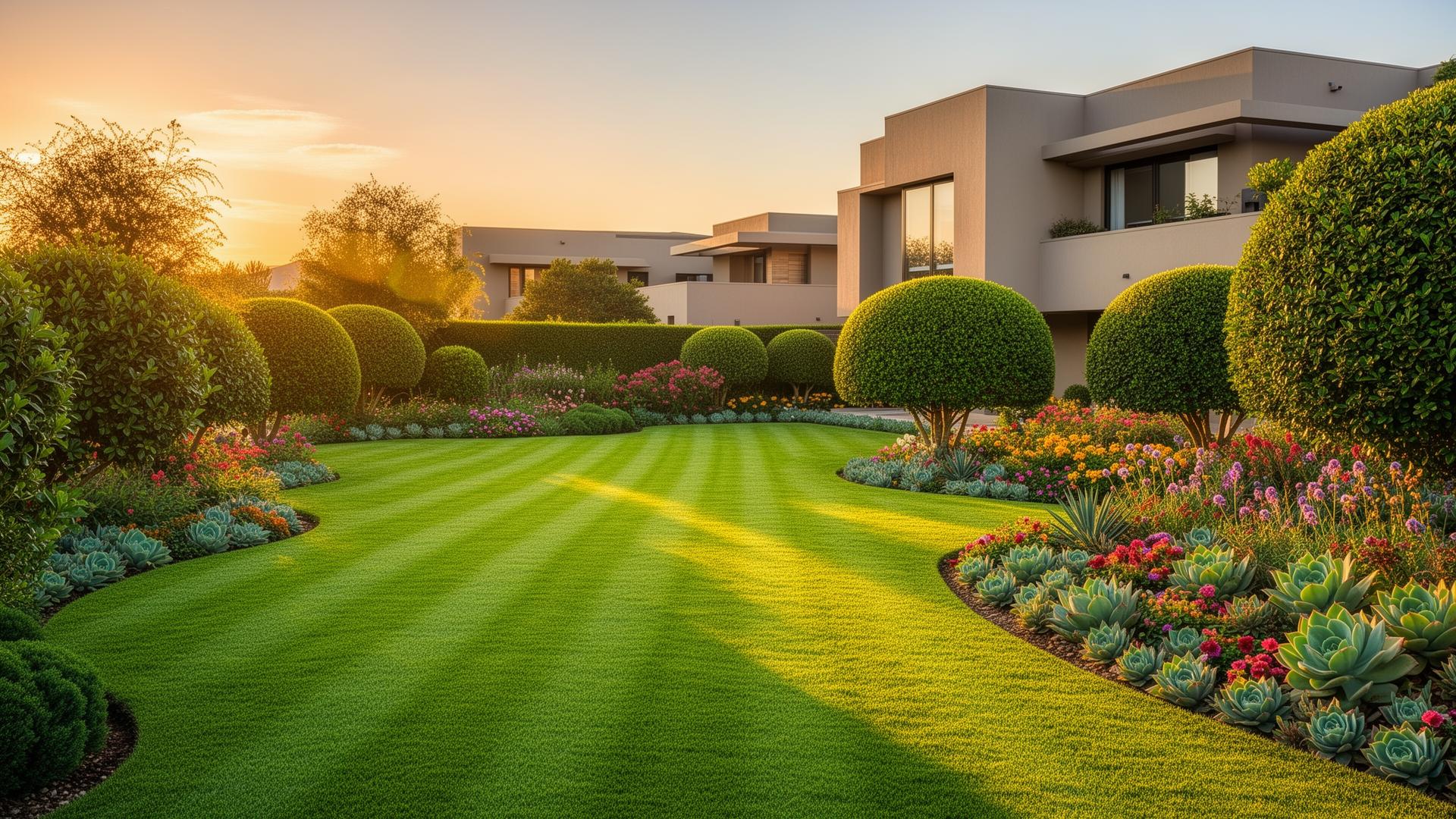 Beautifully maintained South African garden